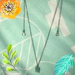 mintMONGOOSE necklace and earring set